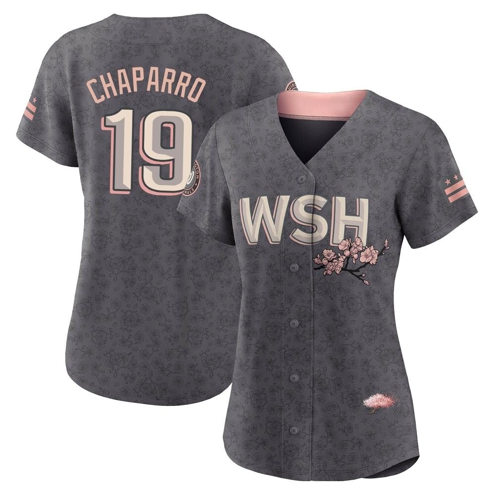Authentic Andres Chaparro Women's Washington Nationals Gray 2022 City Connect Jersey Authentic Andres Chaparro Women's Washington Nationals Gray 2022 City Connect Jersey