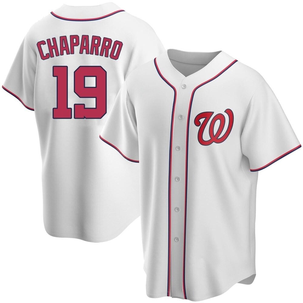 Replica Andres Chaparro Youth Washington Nationals White Home Jersey Replica Andres Chaparro Youth Washington Nationals White Home Jersey