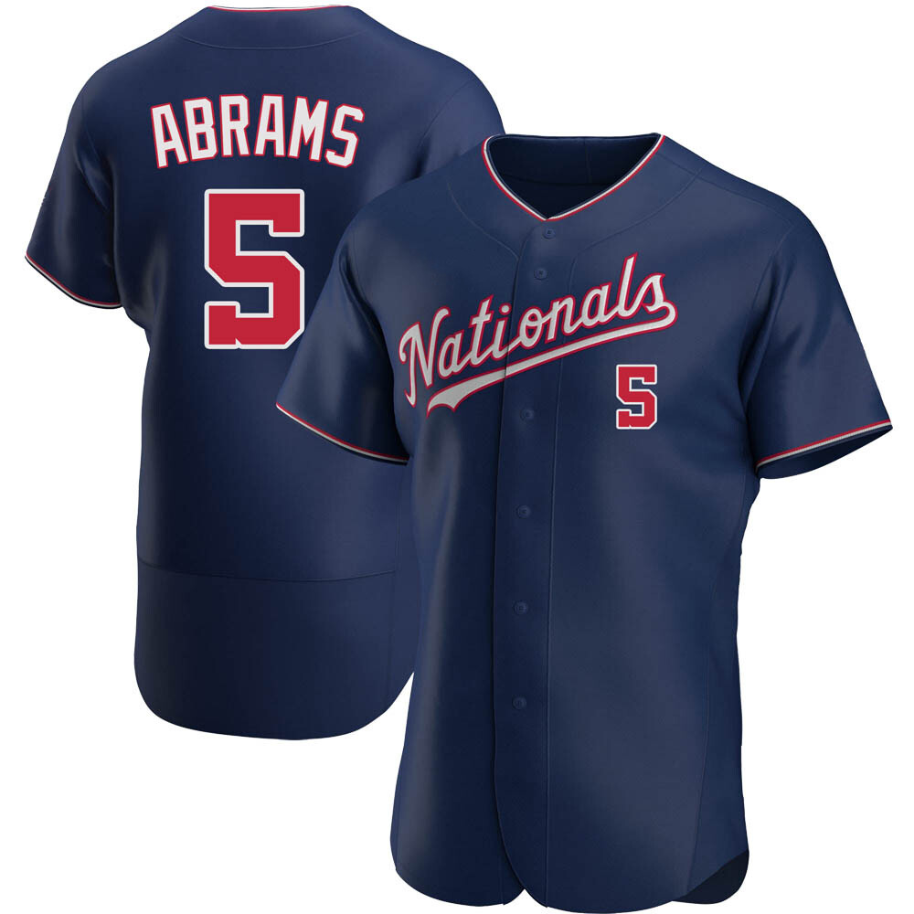 Authentic CJ Abrams Men's Washington Nationals Navy Alternate Jersey Authentic CJ Abrams Men's Washington Nationals Navy Alternate Jersey