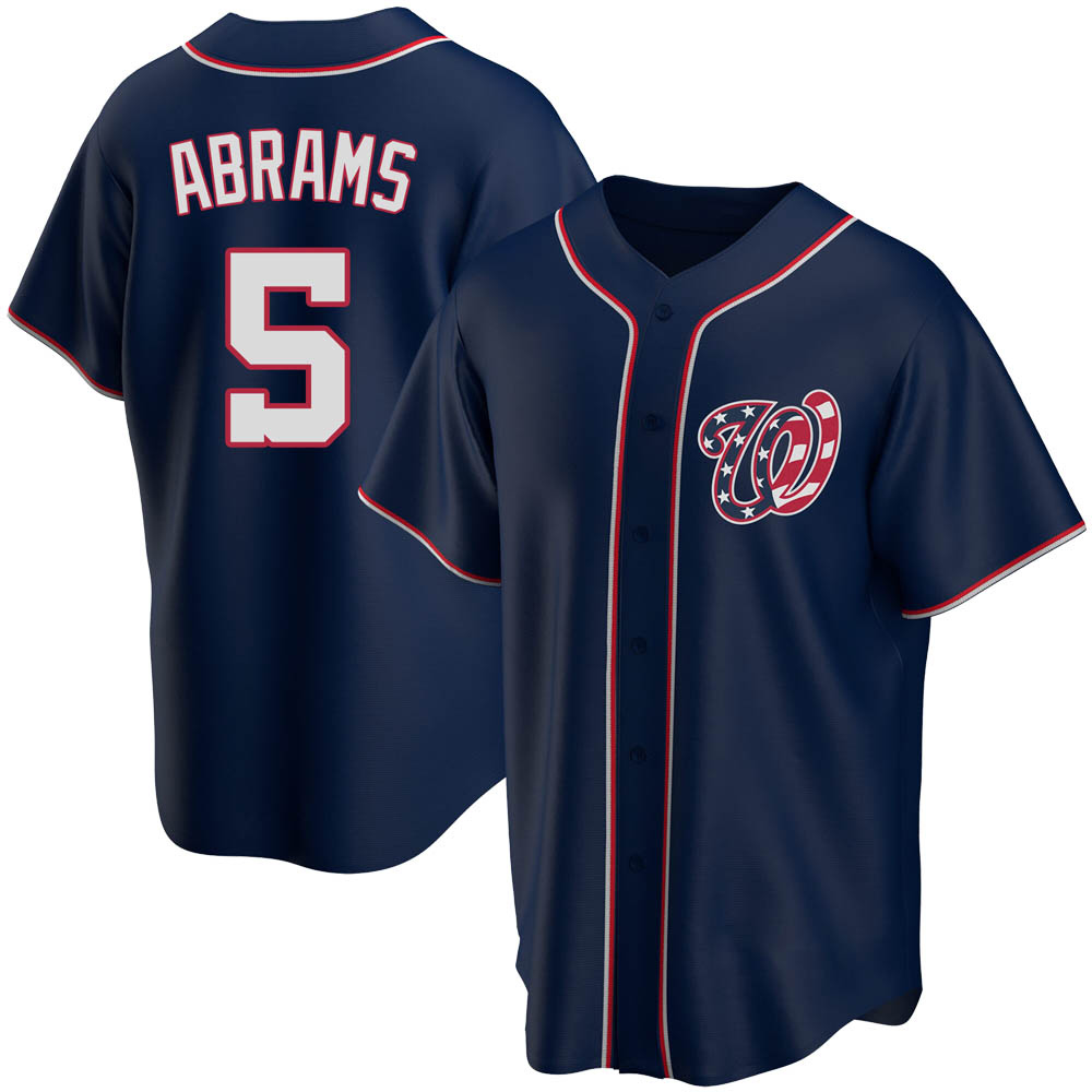 Replica CJ Abrams Youth Washington Nationals Navy Alternate Team Jersey Replica CJ Abrams Youth Washington Nationals Navy Alternate Team Jersey