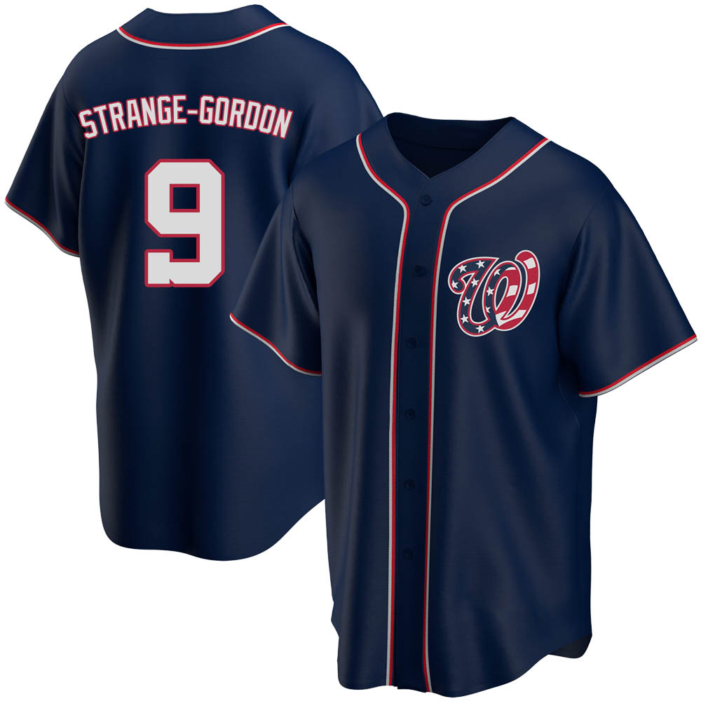 Replica Dee Strange-Gordon Youth Washington Nationals Navy Alternate Team Jersey Replica Dee Strange-Gordon Youth Washington Nationals Navy Alternate Team Jersey