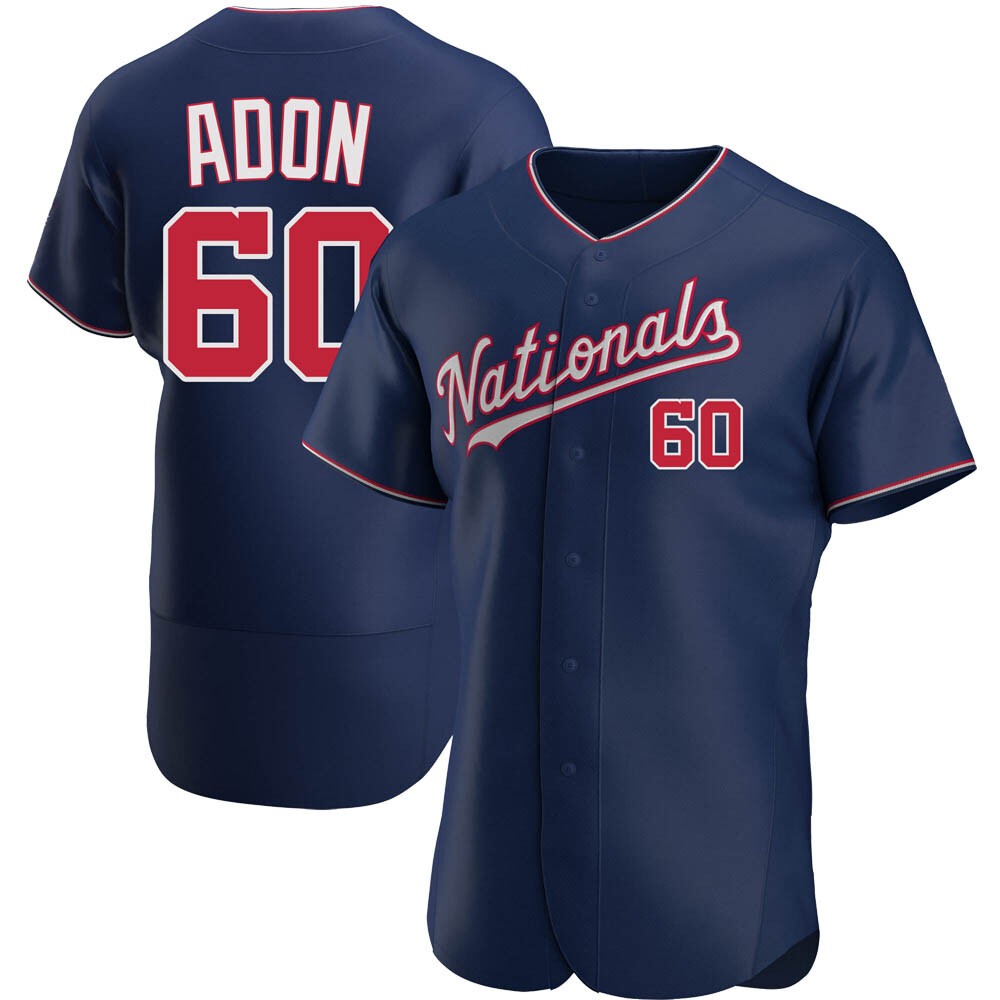 Authentic Joan Adon Men's Washington Nationals Navy Alternate Jersey Authentic Joan Adon Men's Washington Nationals Navy Alternate Jersey