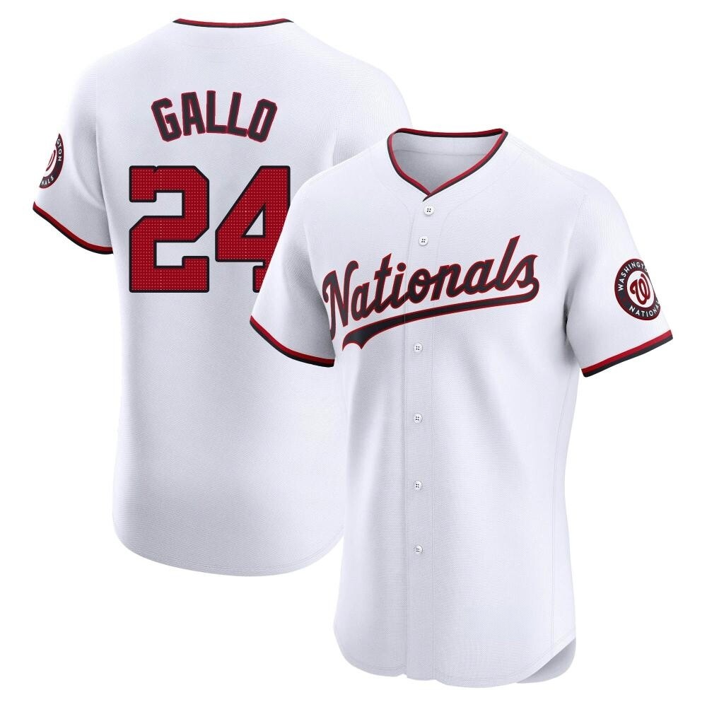 Elite Joey Gallo Men's Washington Nationals White Home Jersey Elite Joey Gallo Men's Washington Nationals White Home Jersey