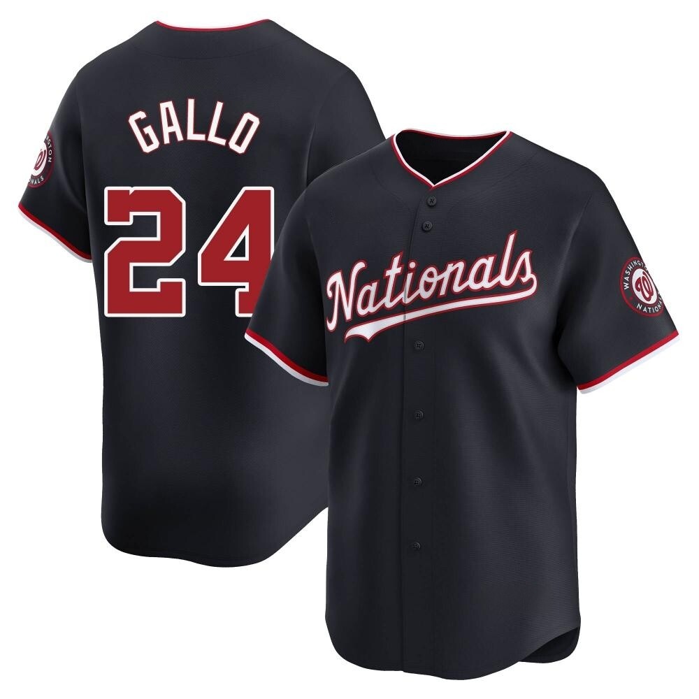 Limited Joey Gallo Men's Washington Nationals Navy Alternate Jersey Limited Joey Gallo Men's Washington Nationals Navy Alternate Jersey