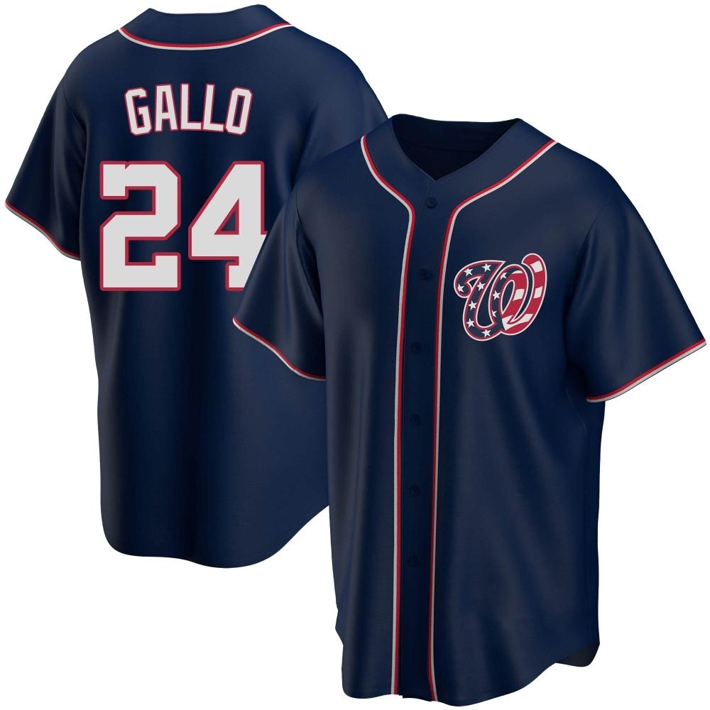 Replica Joey Gallo Men's Washington Nationals Navy Alternate Team Jersey Replica Joey Gallo Men's Washington Nationals Navy Alternate Team Jersey