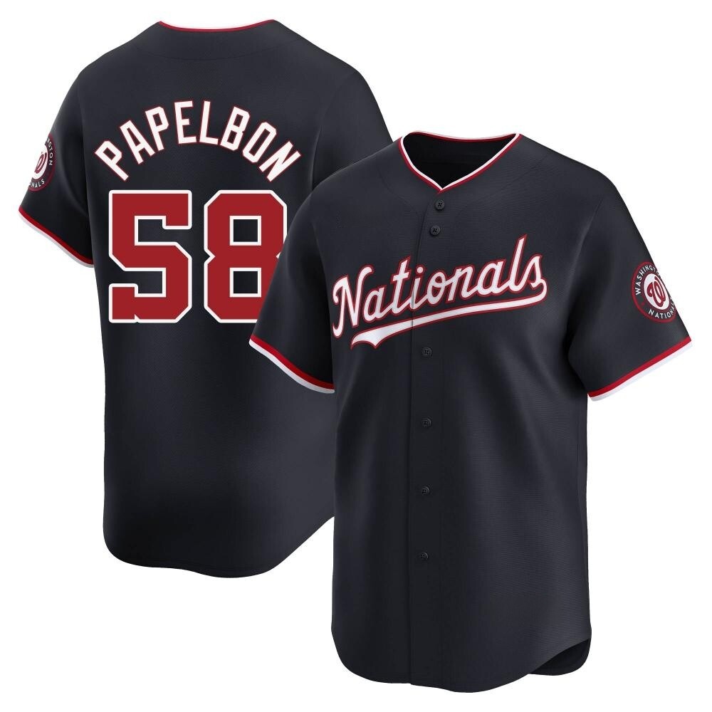 Limited Jonathan Papelbon Youth Washington Nationals Navy Alternate Jersey Limited Jonathan Papelbon Youth Washington Nationals Navy Alternate Jersey