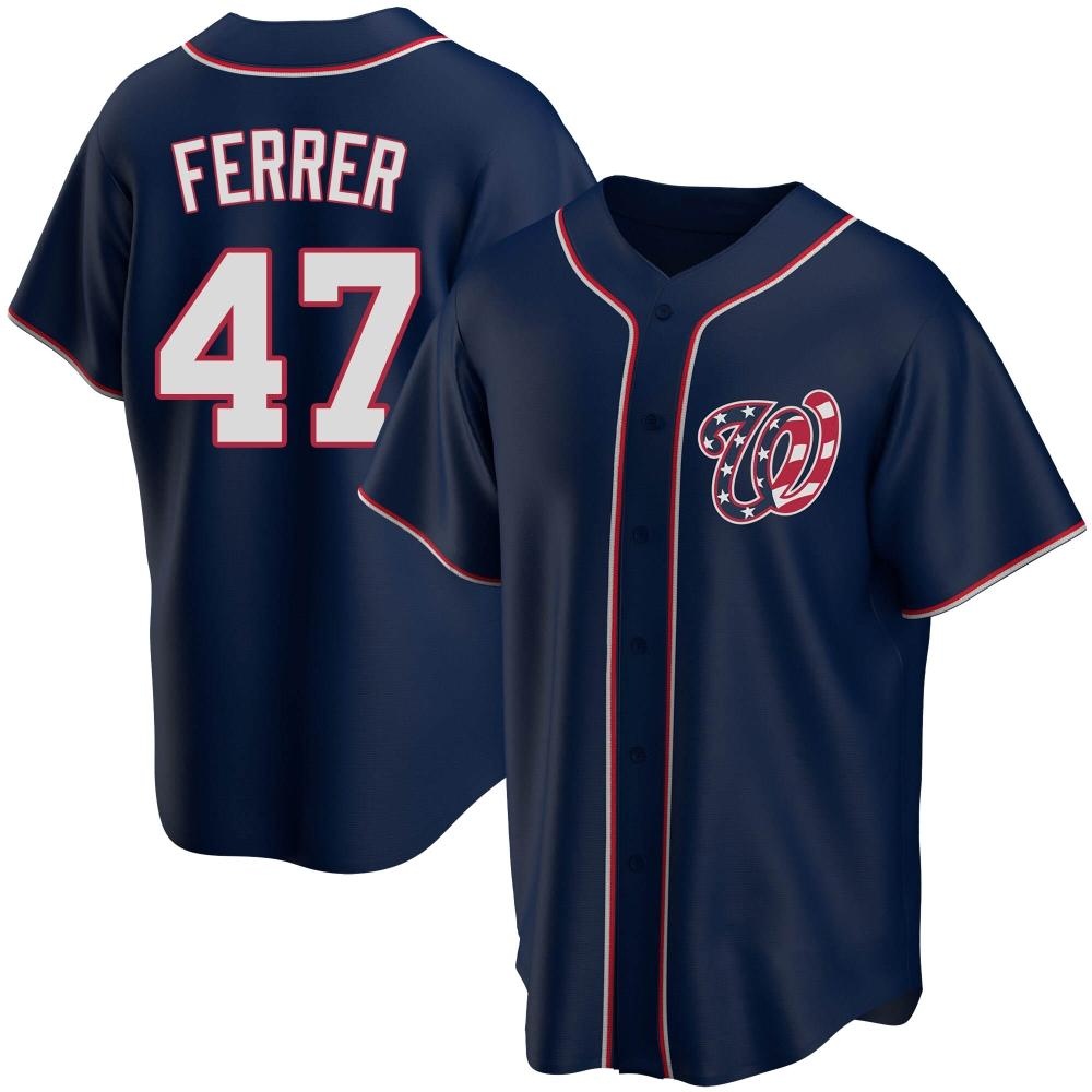 Replica Jose Ferrer Youth Washington Nationals Navy Alternate Team Jersey Replica Jose Ferrer Youth Washington Nationals Navy Alternate Team Jersey