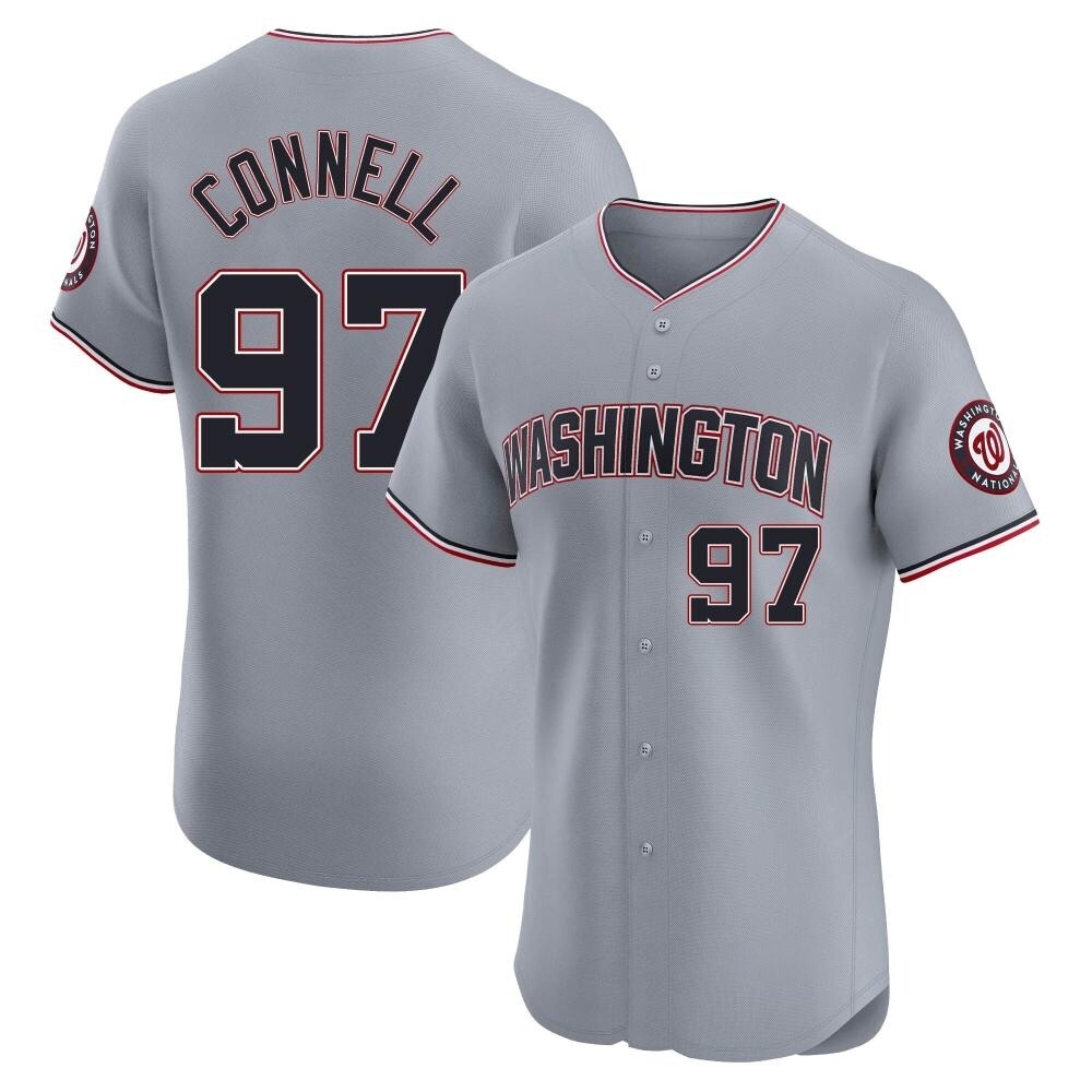 Elite Justin Connell Men's Washington Nationals Gray Road Jersey Elite Justin Connell Men's Washington Nationals Gray Road Jersey