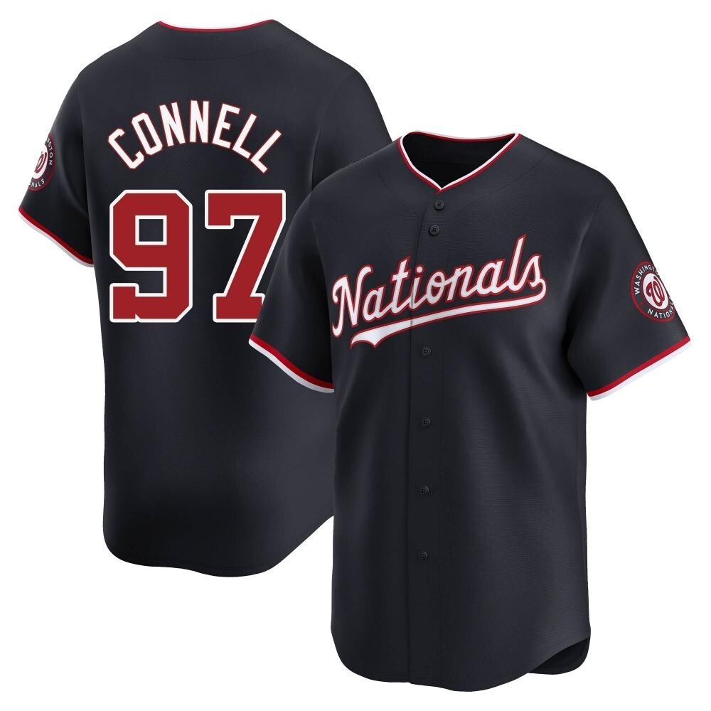 Limited Justin Connell Youth Washington Nationals Navy Alternate Jersey Limited Justin Connell Youth Washington Nationals Navy Alternate Jersey