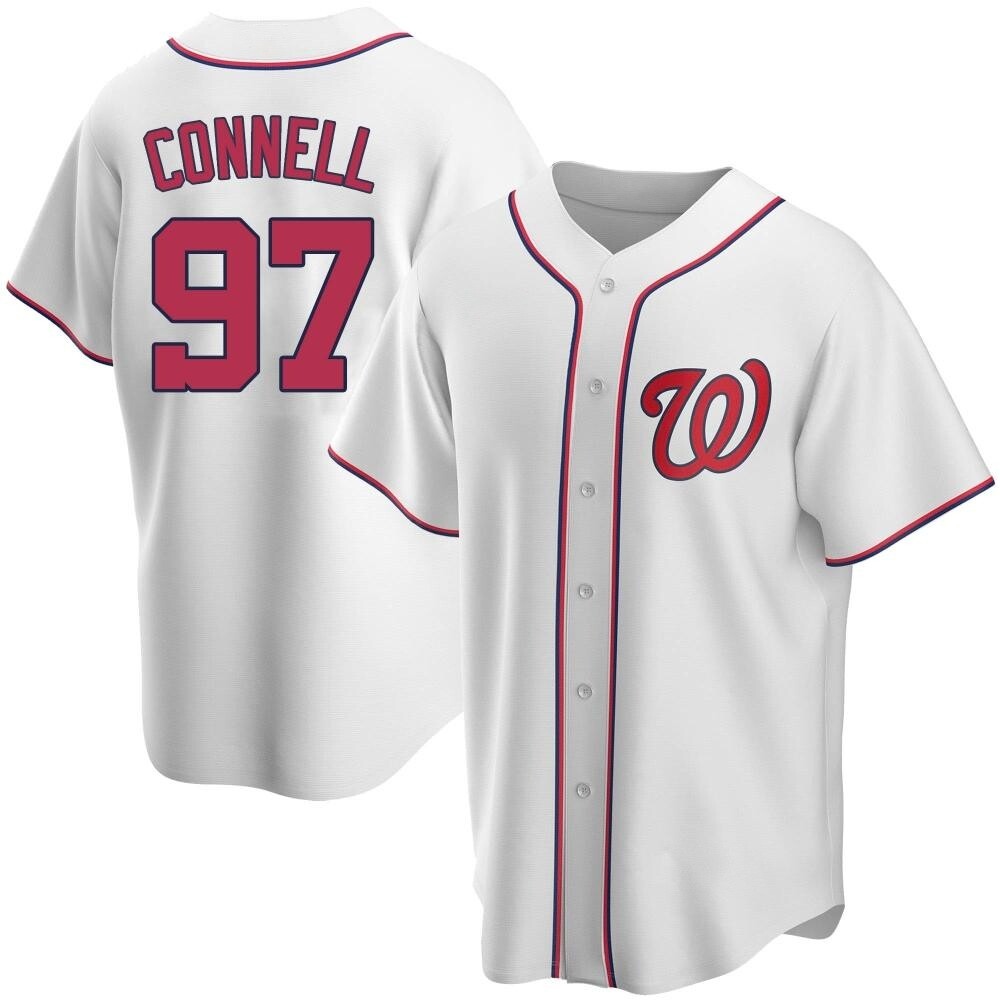 Replica Justin Connell Youth Washington Nationals White Home Jersey Replica Justin Connell Youth Washington Nationals White Home Jersey