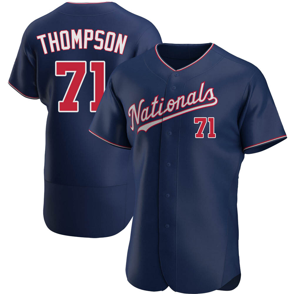 Authentic Mason Thompson Men's Washington Nationals Navy Alternate Jersey Authentic Mason Thompson Men's Washington Nationals Navy Alternate Jersey