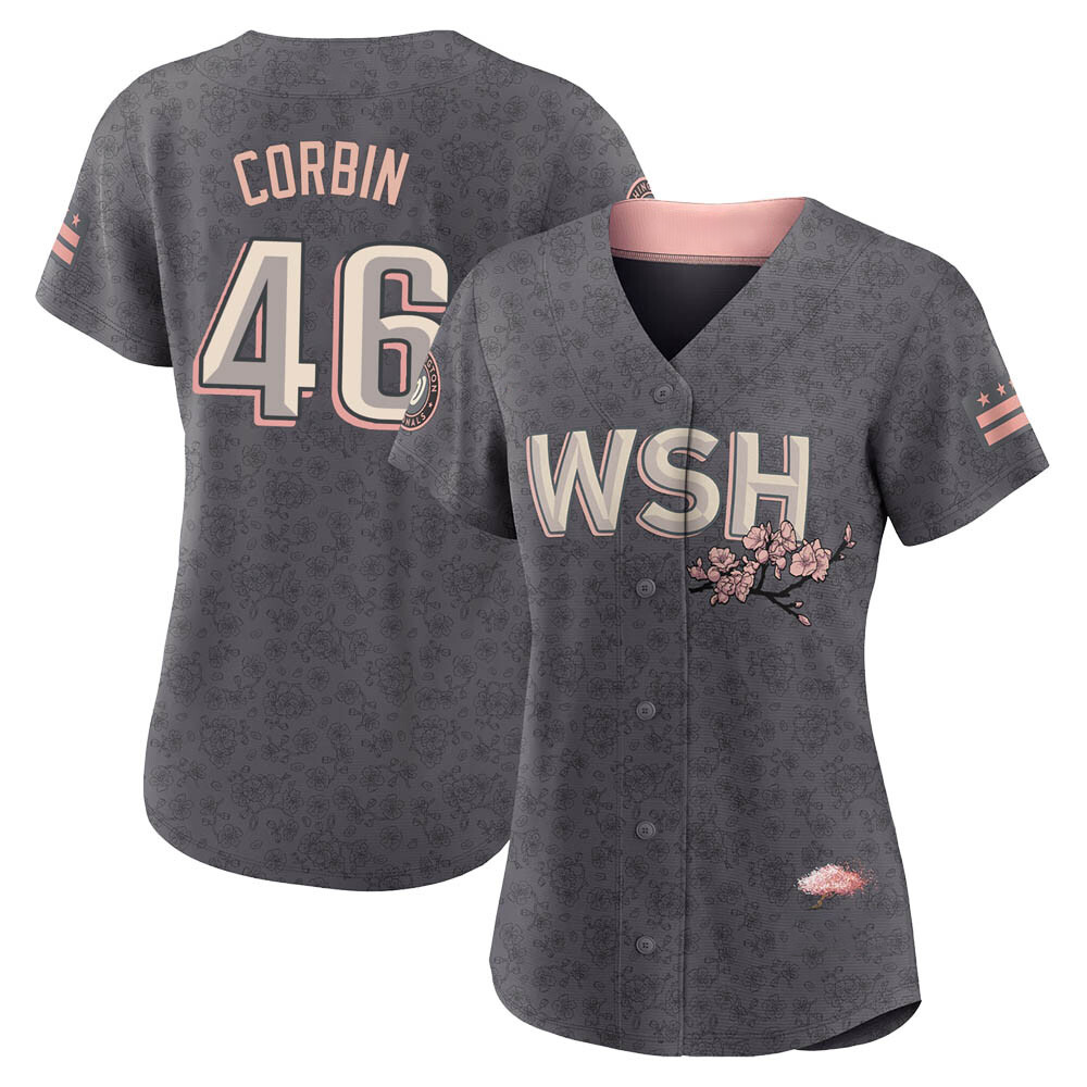 Authentic Patrick Corbin Women's Washington Nationals Gray 2022 City Connect Jersey Authentic Patrick Corbin Women's Washington Nationals Gray 2022 City Connect Jersey
