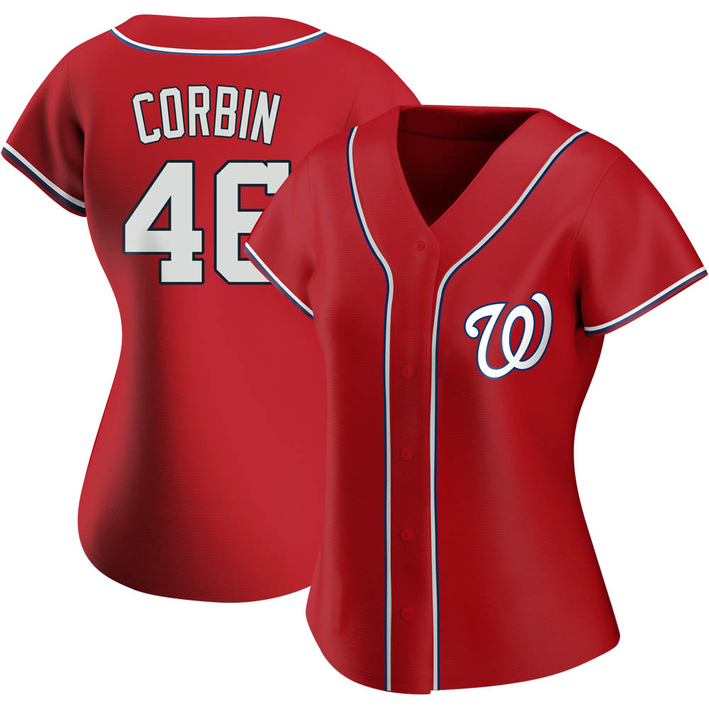 Authentic Patrick Corbin Women's Washington Nationals Red Alternate Jersey Authentic Patrick Corbin Women's Washington Nationals Red Alternate Jersey