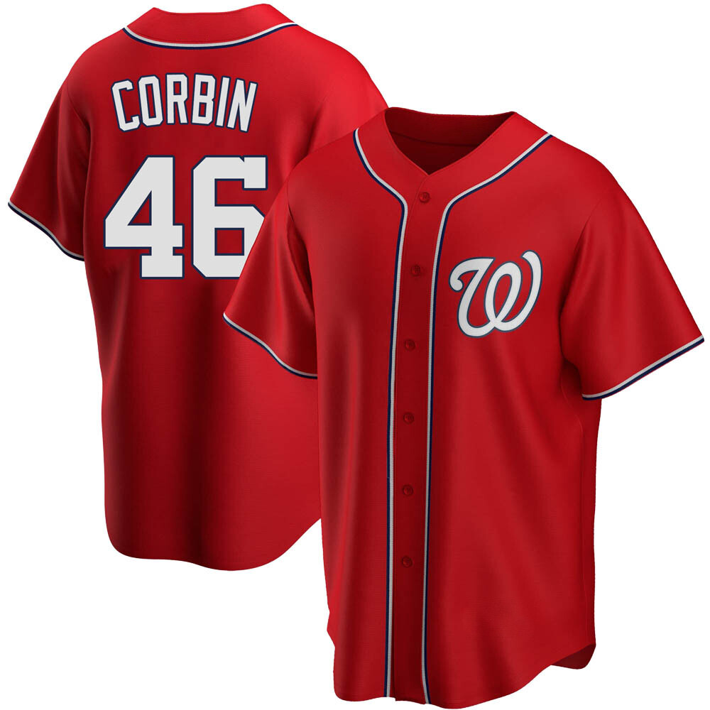 Replica Patrick Corbin Youth Washington Nationals Red Alternate Jersey Replica Patrick Corbin Youth Washington Nationals Red Alternate Jersey