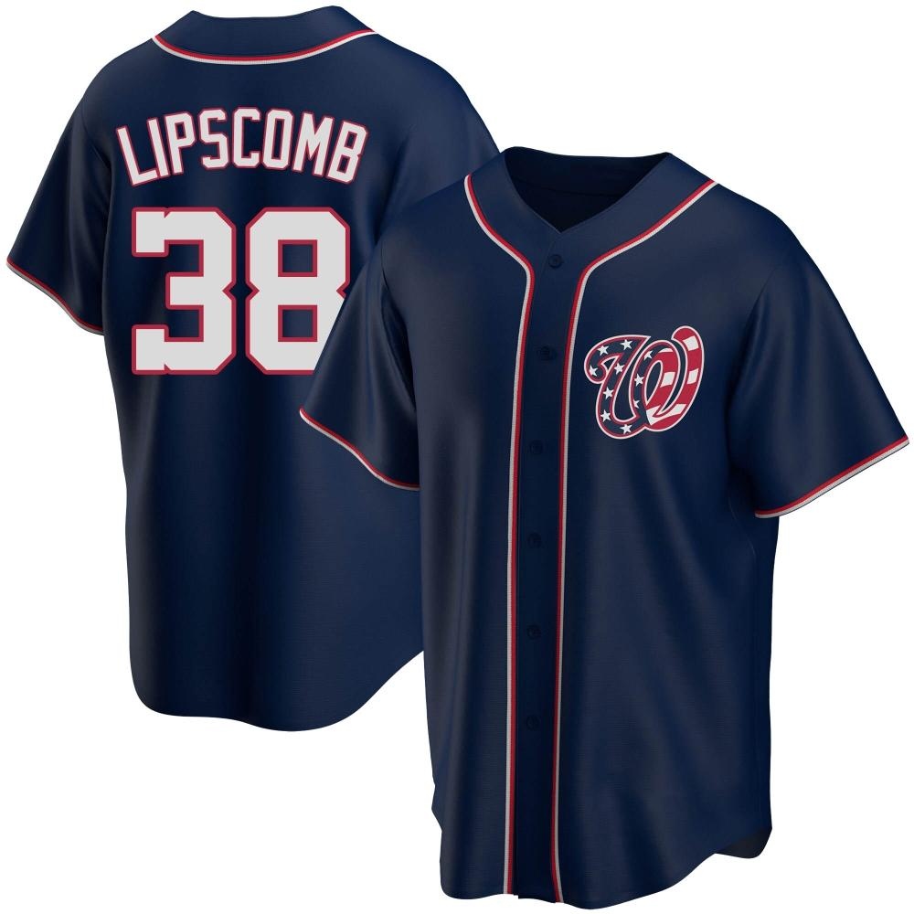 Replica Trey Lipscomb Youth Washington Nationals Navy Alternate Team Jersey Replica Trey Lipscomb Youth Washington Nationals Navy Alternate Team Jersey
