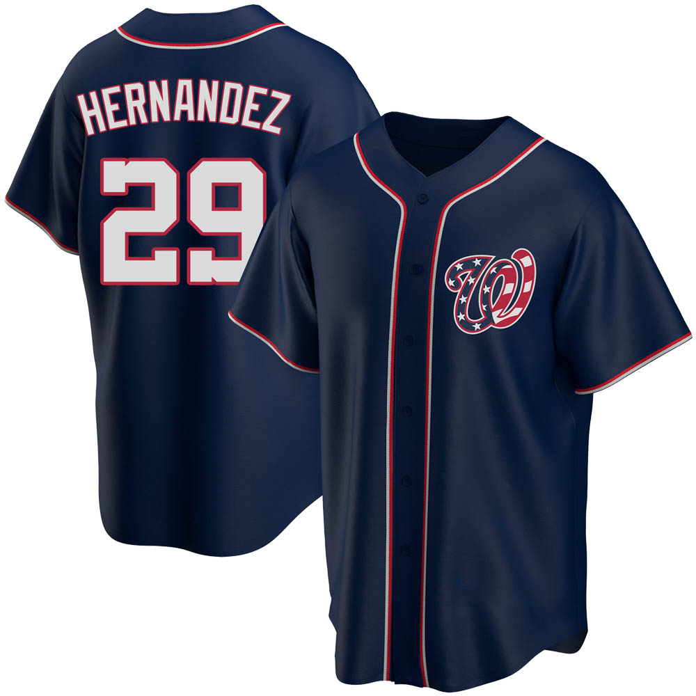 Replica Yadiel Hernandez Youth Washington Nationals Navy Alternate Team Jersey Replica Yadiel Hernandez Youth Washington Nationals Navy Alternate Team Jersey